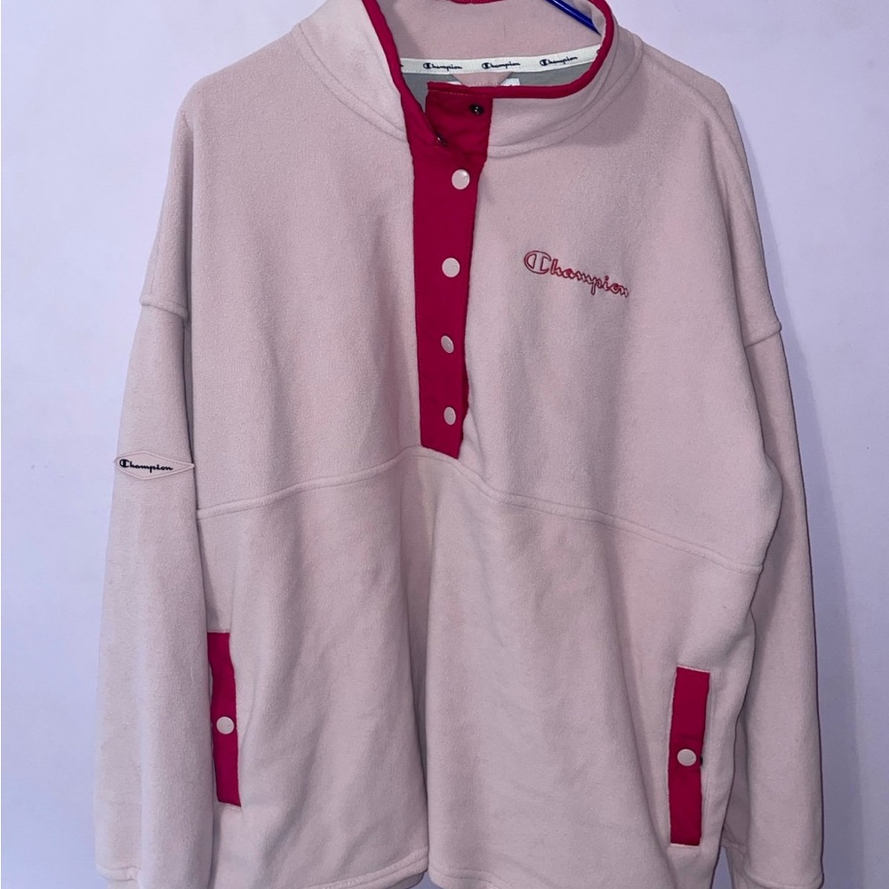 Pink champion fleece